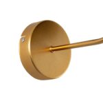 GLOBOSTAR® RALPH 203-0040 Vintage Φωτιστικό Τοίχου - Απλίκα με Ντουί 1 x E27 AC 220-240V IP20 - Χρυσό & Μαύρο - Μ22 x Π29 x Υ30cm - Image 7