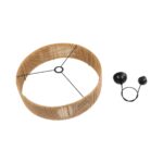 GLOBOSTAR® KYCLOS 203-0044 Boho Κρεμαστό Φωτιστικό Οροφής με Ντουί 1 x E27 AC 220-240V IP20 - Μπεζ - M55 x Π55 x Υ20cm - Image 11