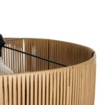 GLOBOSTAR® KYCLOS 203-0044 Boho Κρεμαστό Φωτιστικό Οροφής με Ντουί 1 x E27 AC 220-240V IP20 - Μπεζ - M55 x Π55 x Υ20cm - Image 8