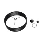 GLOBOSTAR® KYCLOS 203-0046 Boho Κρεμαστό Φωτιστικό Οροφής με Ντουί 1 x E27 AC 220-240V IP20 - Μαύρο - M55 x Π55 x Υ20cm - Image 11