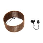 GLOBOSTAR® KYCLOS 203-0047 Boho Κρεμαστό Φωτιστικό Οροφής με Ντουί 1 x E27 AC 220-240V IP20 - Καφέ - M40 x Π40 x Υ25.5cm - Image 10