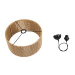 GLOBOSTAR® KYCLOS 203-0049 Boho Κρεμαστό Φωτιστικό Οροφής με Ντουί 1 x E27 AC 220-240V IP20 - Μπεζ - M40 x Π40 x Υ25.5cm - Image 10