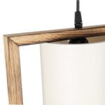 GLOBOSTAR® CUP 203-0051 Vintage Κρεμαστό Φωτιστικό Οροφής με Ντουί 3 x E27 AC 220-240V IP20 - Μπεζ & Λευκό - Μ80 x Π14 x Υ24cm - Image 8