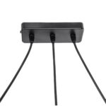 GLOBOSTAR® CUP 203-0051 Vintage Κρεμαστό Φωτιστικό Οροφής με Ντουί 3 x E27 AC 220-240V IP20 - Μπεζ & Λευκό - Μ80 x Π14 x Υ24cm - Image 9