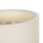 GLOBOSTAR® CUP 203-0052 Vintage Επιτραπέζιο Φωτιστικό Πορτατίφ με Ντουί 1 x E27 AC 220-240V IP20 - Καφέ & Λευκό - Μ28 x Π20 x Υ28cm - Image 9