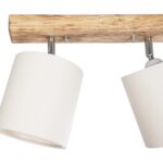 GLOBOSTAR® CUP 203-0056 Vintage Φωτιστικό Οροφής με Ντουί 2 x E27 AC 220-240V IP20 - Λευκό & Μπεζ - Μ42 x Π14 x Υ26cm - Image 6