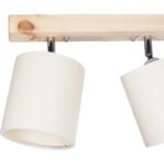 GLOBOSTAR® CUP 203-0059 Vintage Φωτιστικό Οροφής με Ντουί 2 x E27 AC 220-240V IP20 - Λευκό & Μπεζ - Μ42 x Π14 x Υ26cm - Image 6