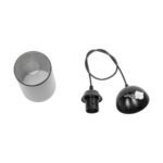 GLOBOSTAR® TORUS 203-0063 Μοντέρνο Κρεμαστό Φωτιστικό Οροφής με Ντουί 1 x E27 AC 220-240V IP20 - Μαύρο & Μαύρο Φιμέ - Μ10.5 x Π10.5 x Υ18.5cm - Image 11