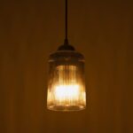 GLOBOSTAR® TORUS 203-0063 Μοντέρνο Κρεμαστό Φωτιστικό Οροφής με Ντουί 1 x E27 AC 220-240V IP20 - Μαύρο & Μαύρο Φιμέ - Μ10.5 x Π10.5 x Υ18.5cm - Image 3