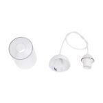 GLOBOSTAR® TORUS 203-0064 Μοντέρνο Κρεμαστό Φωτιστικό Οροφής με Ντουί 1 x E27 AC 220-240V IP20 - Λευκό - Μ10.5 x Π10.5 x Υ18.5cm - Image 11