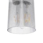 GLOBOSTAR® TORUS 203-0064 Μοντέρνο Κρεμαστό Φωτιστικό Οροφής με Ντουί 1 x E27 AC 220-240V IP20 - Λευκό - Μ10.5 x Π10.5 x Υ18.5cm - Image 8