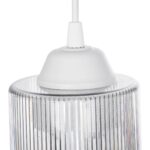 GLOBOSTAR® TORUS 203-0064 Μοντέρνο Κρεμαστό Φωτιστικό Οροφής με Ντουί 1 x E27 AC 220-240V IP20 - Λευκό - Μ10.5 x Π10.5 x Υ18.5cm - Image 9