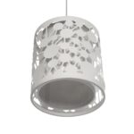 GLOBOSTAR® PETAL 203-0065 Μοντέρνο Κρεμαστό Φωτιστικό Οροφής με Ντουί 1 x E27 AC 220-240V IP20 - Λευκό - Μ23 x Π23 x Υ30cm - Image 6