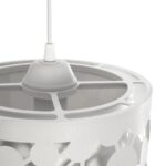 GLOBOSTAR® PETAL 203-0065 Μοντέρνο Κρεμαστό Φωτιστικό Οροφής με Ντουί 1 x E27 AC 220-240V IP20 - Λευκό - Μ23 x Π23 x Υ30cm - Image 8