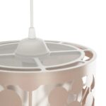 GLOBOSTAR® PETAL 203-0066 Μοντέρνο Κρεμαστό Φωτιστικό Οροφής με Ντουί 1 x E27 AC 220-240V IP20 - Ροζ - Μ23 x Π23 x Υ30cm - Image 8