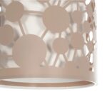 GLOBOSTAR® PETAL 203-0066 Μοντέρνο Κρεμαστό Φωτιστικό Οροφής με Ντουί 1 x E27 AC 220-240V IP20 - Ροζ - Μ23 x Π23 x Υ30cm - Image 9