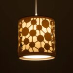 GLOBOSTAR® PETAL 203-0067 Μοντέρνο Κρεμαστό Φωτιστικό Οροφής με Ντουί 1 x E27 AC 220-240V IP20 - Μπεζ - Μ23 x Π23 x Υ30cm - Image 3