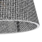 GLOBOSTAR® CONEY 203-0070 Μοντέρνο Κρεμαστό Φωτιστικό Οροφής με Ντουί 1 x E27 AC 220-240V IP20 - Γκρι - Μ26 x Π26 x Υ25cm - Image 8