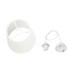 GLOBOSTAR® CONEY 203-0071 Μοντέρνο Κρεμαστό Φωτιστικό Οροφής με Ντουί 1 x E27 AC 220-240V IP20 - Λευκό - Μ26 x Π26 x Υ25cm - Image 11