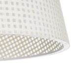 GLOBOSTAR® CONEY 203-0071 Μοντέρνο Κρεμαστό Φωτιστικό Οροφής με Ντουί 1 x E27 AC 220-240V IP20 - Λευκό - Μ26 x Π26 x Υ25cm - Image 8