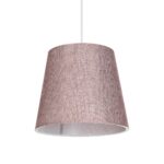 GLOBOSTAR® CONEY 203-0072 Μοντέρνο Κρεμαστό Φωτιστικό Οροφής με Ντουί 1 x E27 AC 220-240V IP20 - Ροζ - Μ26 x Π26 x Υ25cm