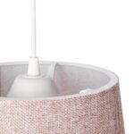 GLOBOSTAR® CONEY 203-0072 Μοντέρνο Κρεμαστό Φωτιστικό Οροφής με Ντουί 1 x E27 AC 220-240V IP20 - Ροζ - Μ26 x Π26 x Υ25cm - Image 9