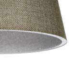 GLOBOSTAR® CONEY 203-0074 Μοντέρνο Κρεμαστό Φωτιστικό Οροφής με Ντουί 1 x E27 AC 220-240V IP20 - Λαδί - Μ26 x Π26 x Υ25cm - Image 8