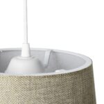 GLOBOSTAR® CONEY 203-0074 Μοντέρνο Κρεμαστό Φωτιστικό Οροφής με Ντουί 1 x E27 AC 220-240V IP20 - Λαδί - Μ26 x Π26 x Υ25cm - Image 9