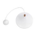 GLOBOSTAR® BELFRY 203-0076 Μοντέρνο Κρεμαστό Φωτιστικό Οροφής με Ντουί 1 x E27 AC 220-240V IP20 - Λεύκο & Χρυσό - Μ29.5 x Π29.5 x Υ22cm - Image 11