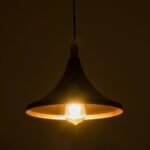 GLOBOSTAR® BELFRY 203-0077 Μοντέρνο Κρεμαστό Φωτιστικό Οροφής με Ντουί 1 x E27 AC 220-240V IP20 - Μαύρο & Χρυσό - Μ29.5 x Π29.5 x Υ22cm - Image 3