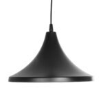 GLOBOSTAR® BELFRY 203-0078 Μοντέρνο Κρεμαστό Φωτιστικό Οροφής με Ντουί 1 x E27 AC 220-240V IP20 - Μαύρο - Μ29.5 x Π29.5 x Υ21cm - Image 5