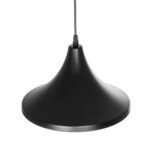 GLOBOSTAR® BELFRY 203-0078 Μοντέρνο Κρεμαστό Φωτιστικό Οροφής με Ντουί 1 x E27 AC 220-240V IP20 - Μαύρο - Μ29.5 x Π29.5 x Υ21cm - Image 7