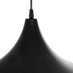 GLOBOSTAR® BELFRY 203-0078 Μοντέρνο Κρεμαστό Φωτιστικό Οροφής με Ντουί 1 x E27 AC 220-240V IP20 - Μαύρο - Μ29.5 x Π29.5 x Υ21cm - Image 9