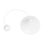 GLOBOSTAR® BELFRY 203-0079 Μοντέρνο Κρεμαστό Φωτιστικό Οροφής με Ντουί 1 x E27 AC 220-240V IP20 - Λεύκο - Μ29.5 x Π29.5 x Υ21cm - Image 11