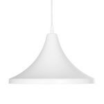 GLOBOSTAR® BELFRY 203-0079 Μοντέρνο Κρεμαστό Φωτιστικό Οροφής με Ντουί 1 x E27 AC 220-240V IP20 - Λεύκο - Μ29.5 x Π29.5 x Υ21cm - Image 5