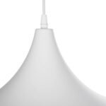 GLOBOSTAR® BELFRY 203-0079 Μοντέρνο Κρεμαστό Φωτιστικό Οροφής με Ντουί 1 x E27 AC 220-240V IP20 - Λεύκο - Μ29.5 x Π29.5 x Υ21cm - Image 9