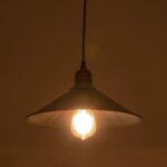 GLOBOSTAR® FERRO 203-0082 Μοντέρνο Κρεμαστό Φωτιστικό Οροφής με Ντουί 1 x E27 AC 220-240V IP20 - Μαύρο & Μπρούτζινο - Μ30 x Π30 x Υ15cm - Image 3