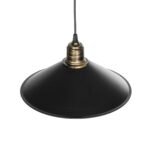 GLOBOSTAR® FERRO 203-0082 Μοντέρνο Κρεμαστό Φωτιστικό Οροφής με Ντουί 1 x E27 AC 220-240V IP20 - Μαύρο & Μπρούτζινο - Μ30 x Π30 x Υ15cm - Image 7