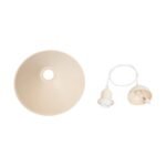 GLOBOSTAR® FERRO 203-0086 Μοντέρνο Κρεμαστό Φωτιστικό Οροφής με Ντουί 1 x E27 AC 220-240V IP20 - Μπεζ - Μ30 x Π30 x Υ15cm - Image 11