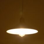 GLOBOSTAR® FERRO 203-0086 Μοντέρνο Κρεμαστό Φωτιστικό Οροφής με Ντουί 1 x E27 AC 220-240V IP20 - Μπεζ - Μ30 x Π30 x Υ15cm - Image 3