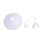 GLOBOSTAR® FERRO 203-0087 Μοντέρνο Κρεμαστό Φωτιστικό Οροφής με Ντουί 1 x E27 AC 220-240V IP20 - Λευκό - Μ30 x Π30 x Υ15cm - Image 11