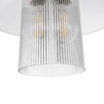 GLOBOSTAR® PROMO 203-0088 Μοντέρνο Κρεμαστό Φωτιστικό Οροφής με Ντουί 1 x E27 AC 220-240V IP20 - Λευκό - Μ25.5 x Π25.5 x Υ20cm - Image 8