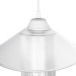 GLOBOSTAR® PROMO 203-0088 Μοντέρνο Κρεμαστό Φωτιστικό Οροφής με Ντουί 1 x E27 AC 220-240V IP20 - Λευκό - Μ25.5 x Π25.5 x Υ20cm - Image 9