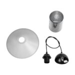 GLOBOSTAR® PROMO 203-0089 Μοντέρνο Κρεμαστό Φωτιστικό Οροφής με Ντουί 1 x E27 AC 220-240V IP20 - Μαύρο & Μαύρο Φιμέ - Μ25.5 x Π25.5 x Υ20cm - Image 11