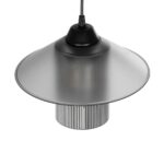 GLOBOSTAR® PROMO 203-0089 Μοντέρνο Κρεμαστό Φωτιστικό Οροφής με Ντουί 1 x E27 AC 220-240V IP20 - Μαύρο & Μαύρο Φιμέ - Μ25.5 x Π25.5 x Υ20cm - Image 7