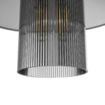 GLOBOSTAR® PROMO 203-0089 Μοντέρνο Κρεμαστό Φωτιστικό Οροφής με Ντουί 1 x E27 AC 220-240V IP20 - Μαύρο & Μαύρο Φιμέ - Μ25.5 x Π25.5 x Υ20cm - Image 8