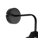 GLOBOSTAR® CAGE 203-0096 Vintage Φωτιστικό Τοίχου - Απλίκα με Ντουί 1 x E27 AC 220-240V IP20 - Μαύρο - M22 x Π28 x Υ35cm - Image 7