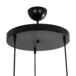 GLOBOSTAR® CAGE 203-0097 Vintage Κρεμαστό Φωτιστικό Οροφής με Ντουί 3 x E27 AC 220-240V IP20 - Μαύρο - Μ45 x Π45 x Υ45cm - Image 9