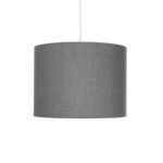 GLOBOSTAR® BLAZE 203-0108 Μοντέρνο Κρεμαστό Φωτιστικό Οροφής με Ντουί 1 x E27 AC 220-240V IP20 - Γκρι - Μ22 x Π22 x Υ20cm - Image 5