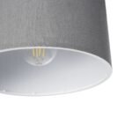 GLOBOSTAR® BLAZE 203-0108 Μοντέρνο Κρεμαστό Φωτιστικό Οροφής με Ντουί 1 x E27 AC 220-240V IP20 - Γκρι - Μ22 x Π22 x Υ20cm - Image 8